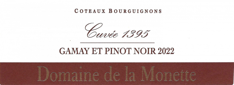 Coteaux Bourguignons "Cuvée 1395" 2022