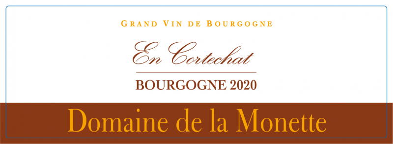 Bourgogne Côte Chalonnaise rouge "En Cortechat" 2020