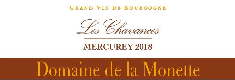 Mercurey "Les Chavances" 2020