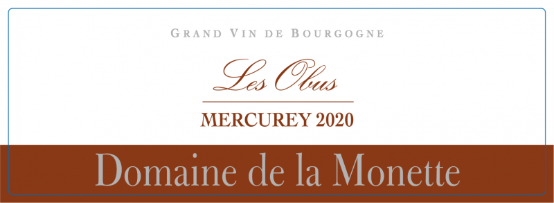 Mercurey blanc "Les Obus" 2020